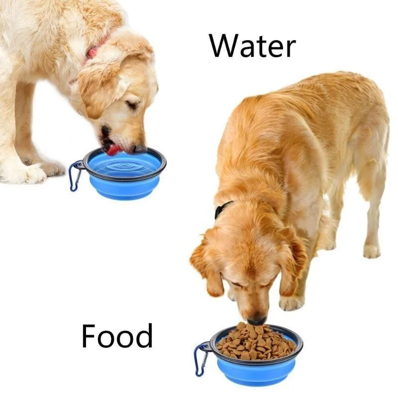 PawSip Foldable Bowl - Hydration & Meals On-the-Go for Your Adventurous Pet