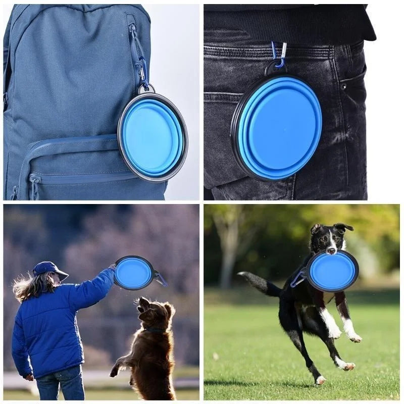 PawSip Foldable Bowl - Hydration & Meals On-the-Go for Your Adventurous Pet